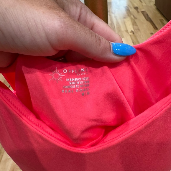 AERIE - NWT - OFFLINE Vibrant Pink Sleeveless Dress - Medium - T5 - Picture 5 of 10